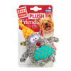 Іграшка для собак Ведмідь з пищалкою GiGwi Plush, текстиль, 10 см - Зображення 2