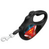 Повідець-рулетка для собак WAUDOG R-leash, малюнок "Супермен Лого", S, до 15 кг, 5 м, світловідбиваюча стрічка - Зображення 3