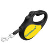 Повідець-рулетка для собак WAUDOG R-leash, малюнок "Сміливість", S, до 15 кг, 5 м, світловідбиваюча стрічка чорний - Зображення 2