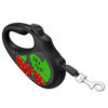 Повідець-рулетка для собак WAUDOG R-leash, малюнок "Калина", M, до 25 кг, 5 м, світловідбиваюча стрічка чорний - Зображення 3
