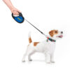 Повідець-рулетка для собак WAUDOG R-leash, малюнок "Сміливість", S, до 15 кг, 5 м, світловідбиваюча стрічка чорний - Зображення 6