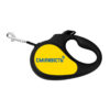 Повідець-рулетка для собак WAUDOG R-leash, малюнок "Сміливість", S, до 15 кг, 5 м, світловідбиваюча стрічка чорний - Зображення 5