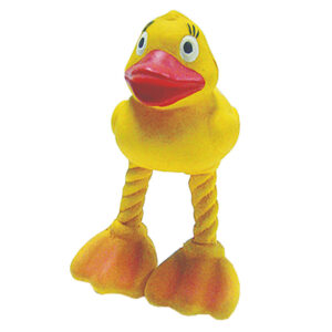 Іграшка для собак Toys Fun латексна Качка з пищалкою, 16 см