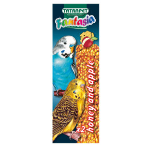 Колосок Fantasia для хвилястих папуг яблуко/мед, 90 г 18-19 см (2 шт)