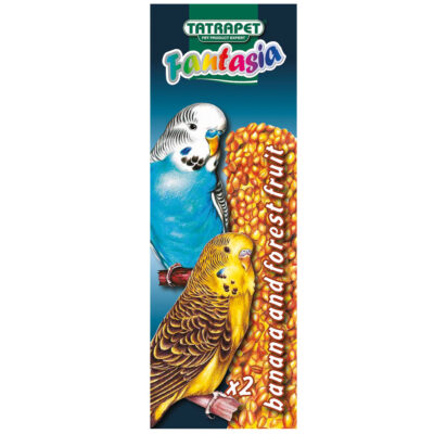 Колосок Fantasia для хвилястих папуг банан/фрукти, 90 г 18-19 см (2 шт)
