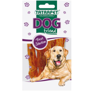 Ласощі для собак Dog, курячі стріпси в'ялені 50 г
