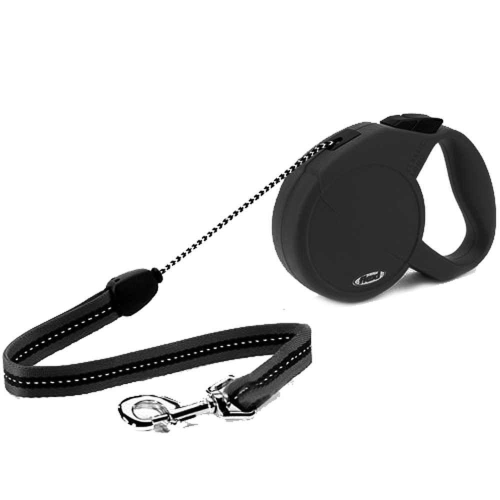 Рулетка FLEXI Classic Long 2, 7м, до 20 кг чорна, шнур (3046) купити в Україні OnRiver.com.ua Рулетка FLEXI Classic Long 2, 7м, до 20 кг чорна, шнур (3046)