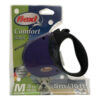 Рулетка FLEXI Comfort Basic 2, чорна з фіолетовим, 5 м 20 кг, шнур - Зображення 2