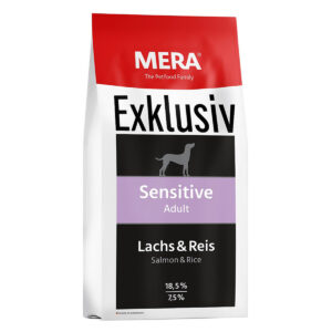 MERA EXCLUSIV sensitive Adult Lachs-Reis корм для чутлив. собак, з лососем та рисом, 15кг
