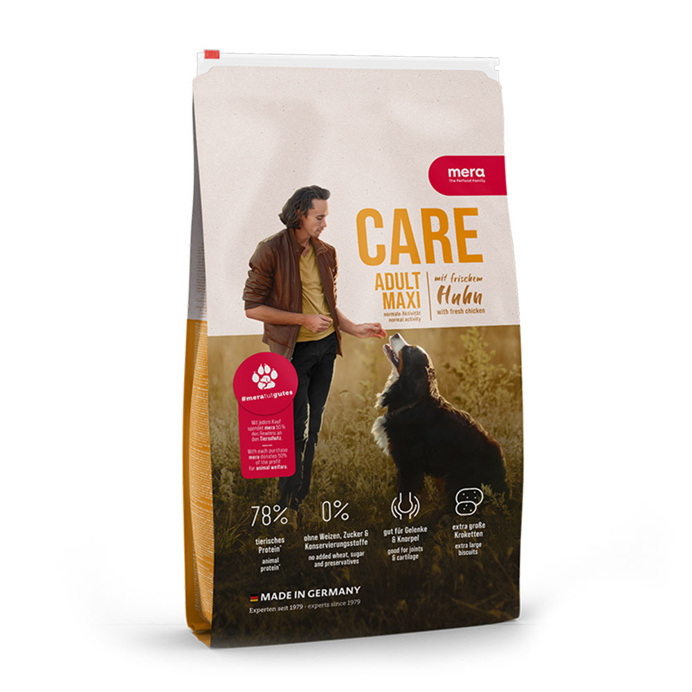 Уц_MERA CARE Adult Maxi Chicken корм для дорослих собак великих порід з куркою, 10кг купити в Україні OnRiver.com.ua Уц_MERA CARE Adult Maxi Chicken корм для дорослих собак великих порід з куркою, 10кг