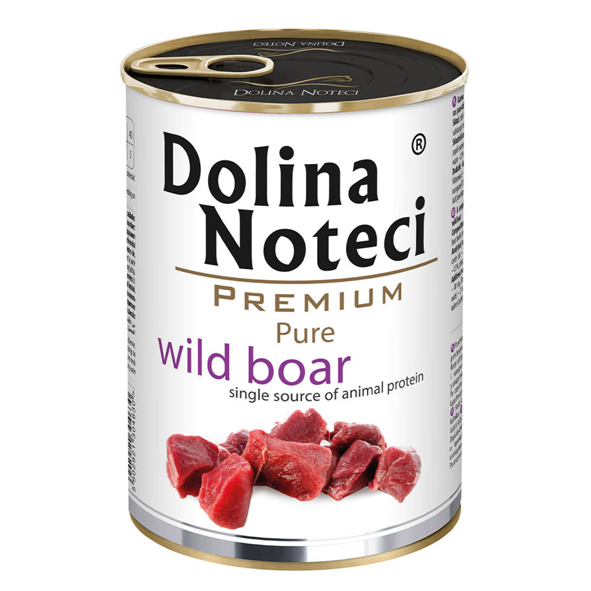 Консерва Dolina Noteci Premium Pure для собак алергіків з кабаном, 400г купити в Україні OnRiver.com.ua Консерва Dolina Noteci Premium Pure для собак алергіків з кабаном, 400г