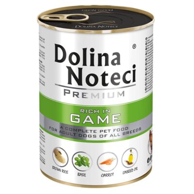 Корм конс. Dolina Noteci Premium для собак з дичиною, 400г