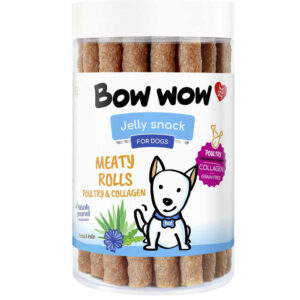 Ласощі для собак "Bow wow"м'ясні палочки з птиці та колагену (17 шт/уп)