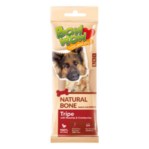 Ласощі для собак "Bow wow"натуральна кісточка з рубцем, 24 г (18 шт в кор)
