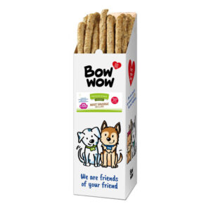 Ласощі для собак "Bow wow"натуральні ковбаски з легенями, 53-58 см 175 г (40 шт/уп)