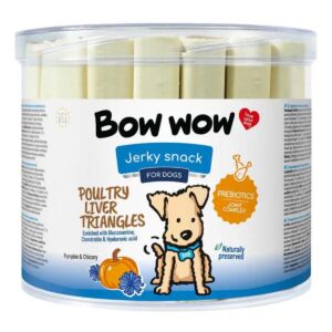 Ласощі для собак "Bow wow" палички з печінкою птиці, 12см (45 шт/уп)