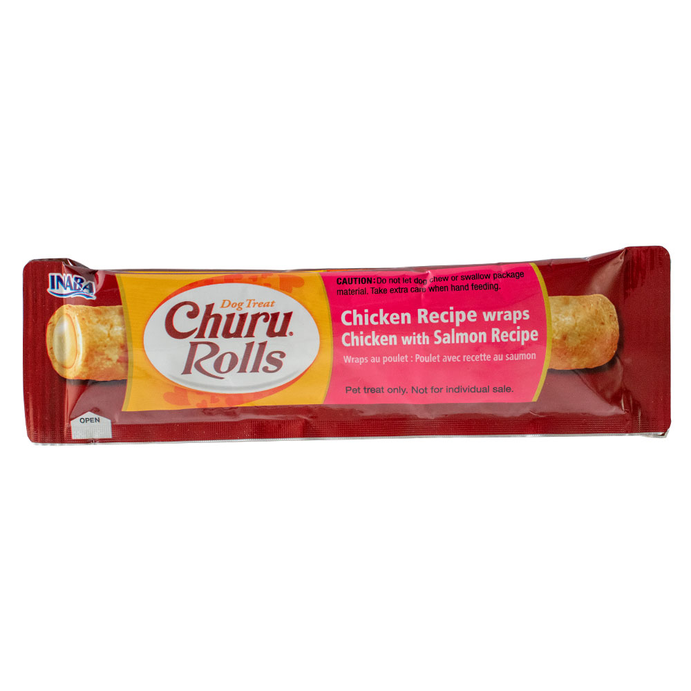 Ласощі INABA "Churu Rolls" для собак, курка з лососем 1стік /12 г купити в Україні OnRiver.com.ua Ласощі INABA "Churu Rolls" для собак, курка з лососем 1стік /12 г