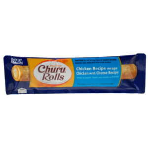 Ласощі INABA "Churu Rolls" для собак, курка з сиром 1стік /12 г