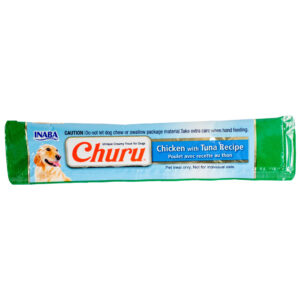 Ласощі INABA "Churu" для собак, вершковий мус в стіках, курка/тунець 1 стік/ 14 г