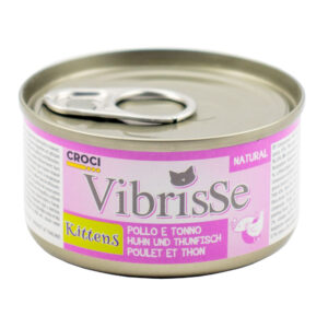 Конc. для кошенят VIBRISSE тунець/курка, 70г