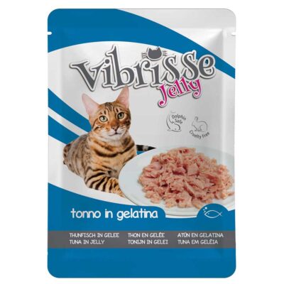 Пауч для кот. VIBRISSE JELLY, тунець в желе, 70г