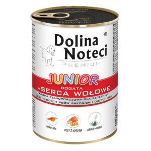 Корм конс. Dolina Noteci Premium для цуценят з яловичим серцем, 400 г