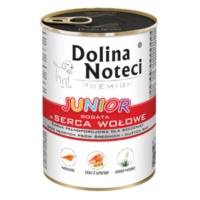 Корм конс. Dolina Noteci Premium для цуценят з яловичим серцем, 400 г