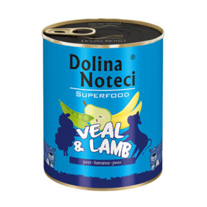 Консерва Dolina Noteci Superfood для cобак з телятиною та бараниною, 800 г