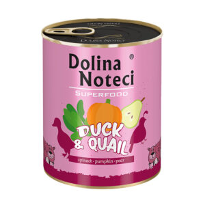 Консерва Dolina Noteci Superfood для cобак з качки та перепілки, 800 г