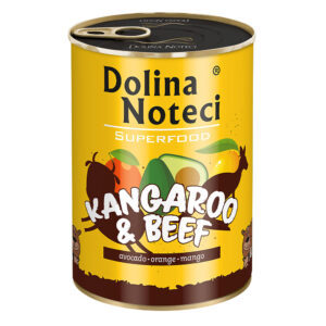 Консерва Dolina Noteci Superfood для cобак з м'ясом кенгуру та яловичини, 400 г