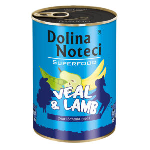 Консерва Dolina Noteci Superfood для cобак з телятиною та бараниною, 400 г