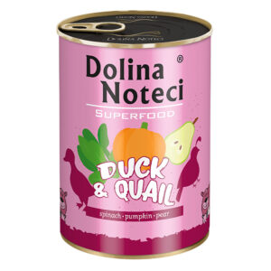 Консерва Dolina Noteci Superfood для cобак з качки та перепілки, 400 г