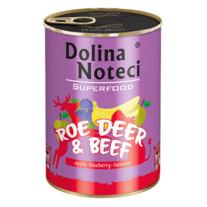 Консерва Dolina Noteci Superfood для cобак з коcулею та яловичиною, 400 г