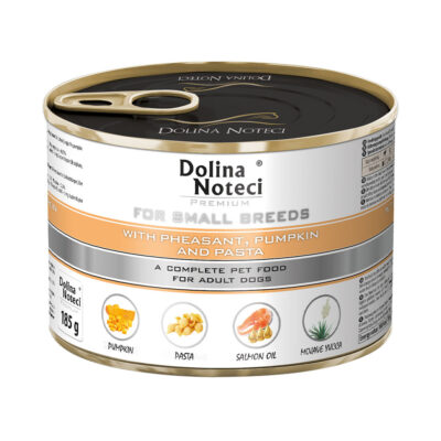 Корм конс. Dolina Noteci Premium для собак маленьк. порід, фазан+гарбуз+локшина, 185 г