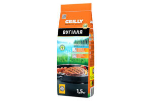 Вугілля деревне 1,5кг Grilly