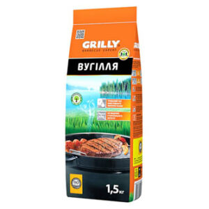 Вугілля деревне 1,5кг Grilly
