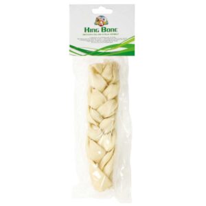 Косичка жилована King Bone біла 20см, 95г, 1шт/уп