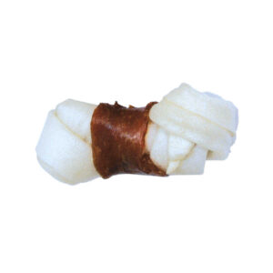 Кістка жилована вузлова King Bone Duck, з качкою, 5см, 10г, 5шт/уп