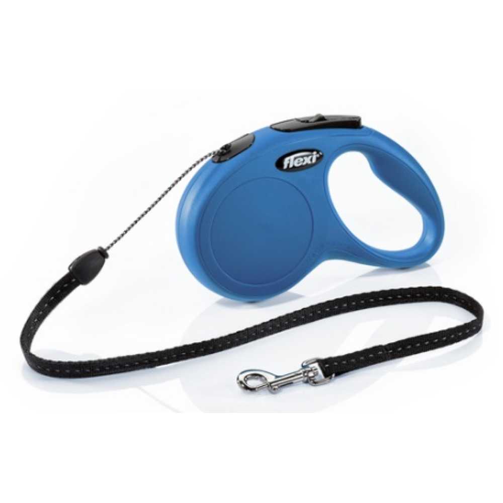 Рулетка FLEXI Classic M, 8м, до 20кг, шнур, синя купити в Україні OnRiver.com.ua Рулетка FLEXI Classic M, 8м, до 20кг, шнур, синя