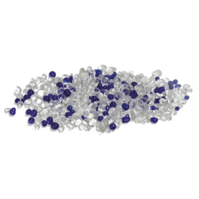 Ґрунт CRYSTAL SAND, оброблене скло, прозоре/синє, 400г