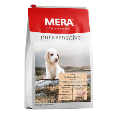 MERA ps Puppy, корм для цуценят та годуючих самок, з індичкою та рисом, 4кг