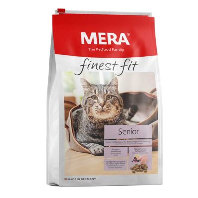 MERA finest fit Senior корм для котів похилого віку (8+) з м'ясом птиці та ягодами, 400г
