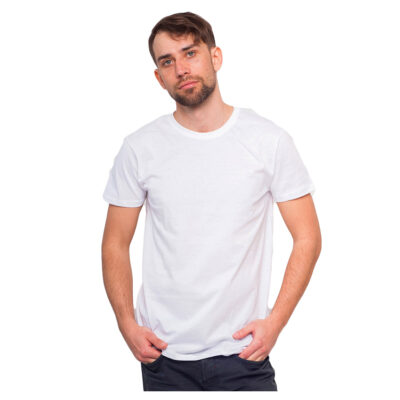 Футболка чоловіча 11-1312 білий 2XL