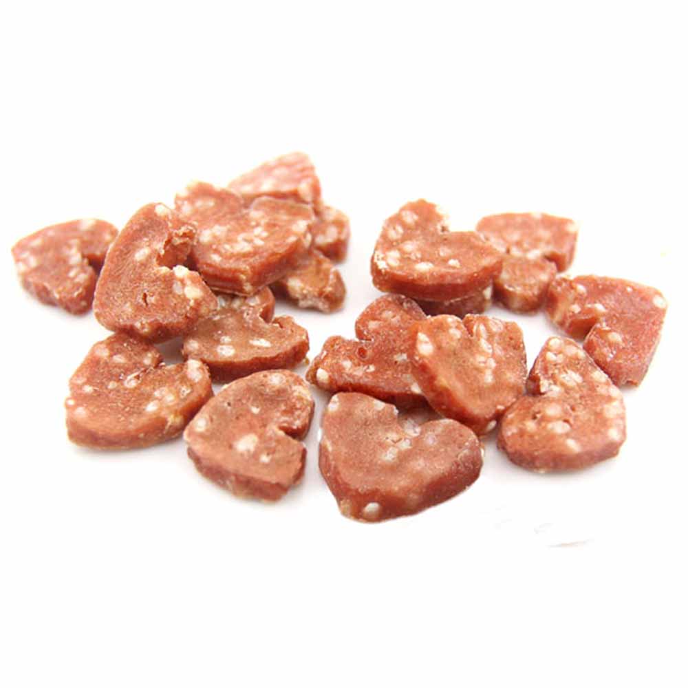 Ласощі "Селянські Смаколики" для собак,сердечка з куркою та рисом, 2,5 см, 500г купити в Україні OnRiver.com.ua Ласощі "Селянські Смаколики" для собак,сердечка з куркою та рисом, 2,5 см, 500г