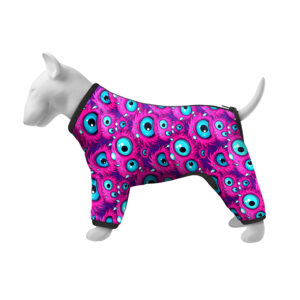 Вітровка для собак WAUDOG Clothes, малюнок "Око монстра", M35, В 59-62 см, С 37-40 см