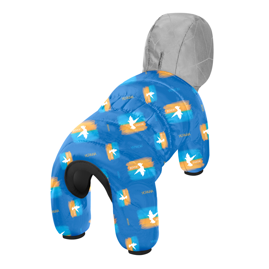 Комбінезон для собак WAUDOG Clothes малюнок "Прапор", M47, В 69-72 см, С 41-44 см купити в Україні OnRiver.com.ua Комбінезон для собак WAUDOG Clothes малюнок "Прапор", M47, В 69-72 см, С 41-44 см