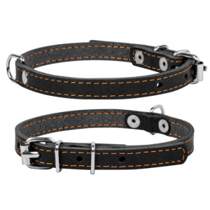 Нашийник "CoLLaR одинарний (ширина 10мм, довжина 22-30см) чорний