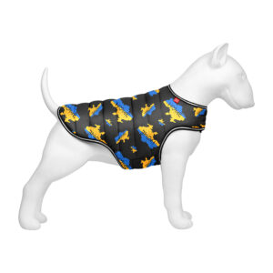 Куртка-накидка для собак WAUDOG Clothes, малюнок "Дім", XXS, А 23 см, B 29-36 см, С 14-20 см