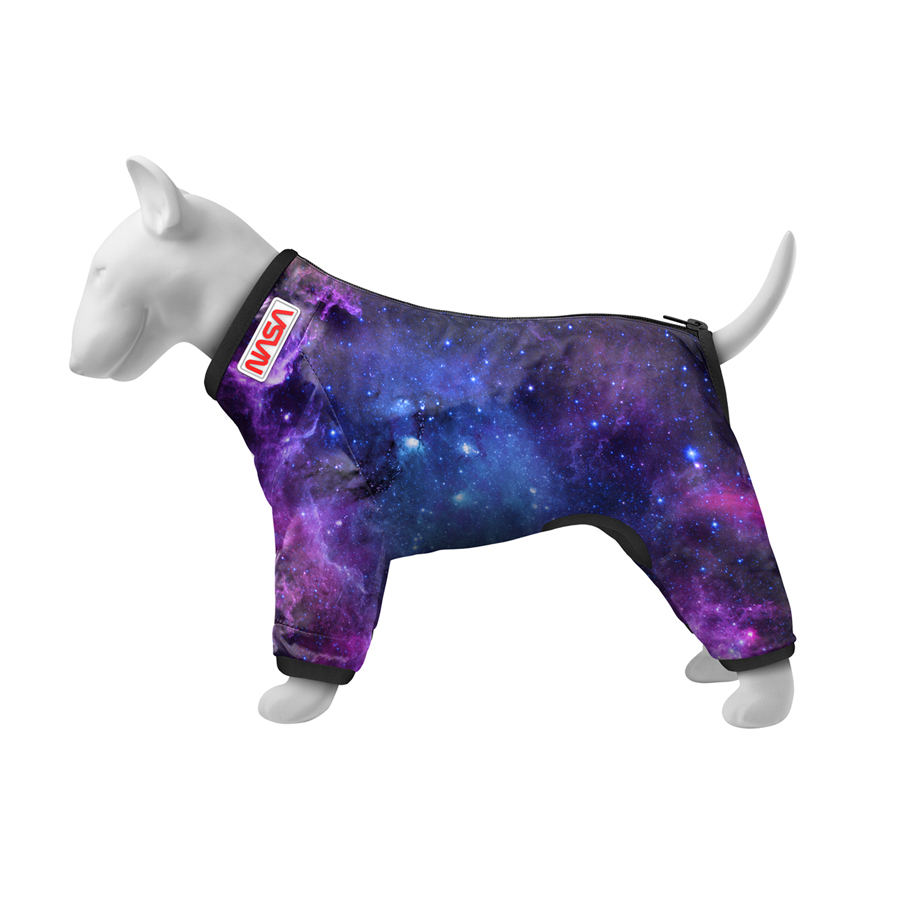 Вітровка для собак WAUDOG Clothes, малюнок «NASA21», XS25, В 36-38 см, С 26-28 см купити в Україні OnRiver.com.ua Вітровка для собак WAUDOG Clothes, малюнок «NASA21», XS25, В 36-38 см, С 26-28 см