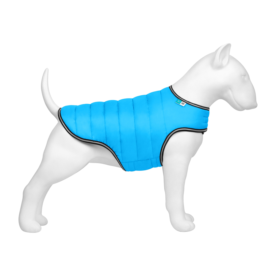 Куртка-накидка для собак AiryVest, L, B 58-70 см, С 42-52 см блакитний купити в Україні OnRiver.com.ua Куртка-накидка для собак AiryVest, L, B 58-70 см, С 42-52 см блакитний